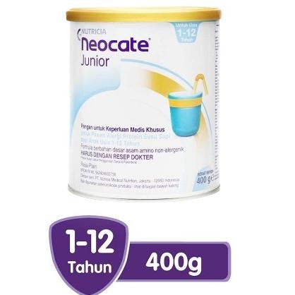 

SUSU NUTRICIA NEOCATE JUNIOR 400 GR USIA 1-12 ALERGI PROTEIN SUSU SAPI