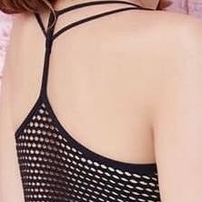 Bra Sport Gym Fitness Bralette Jaring Transparan Senam Olahraga Wanita