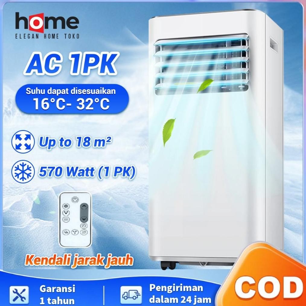 E.Home AC Portable Pendingin Ruangan Multiple Function AC - 0.5PK / 1 PK