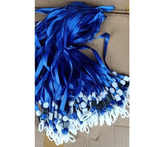 

BISACOD tali id card / tali lanyard 1cm jepitan plastik / 100pcs ir-38