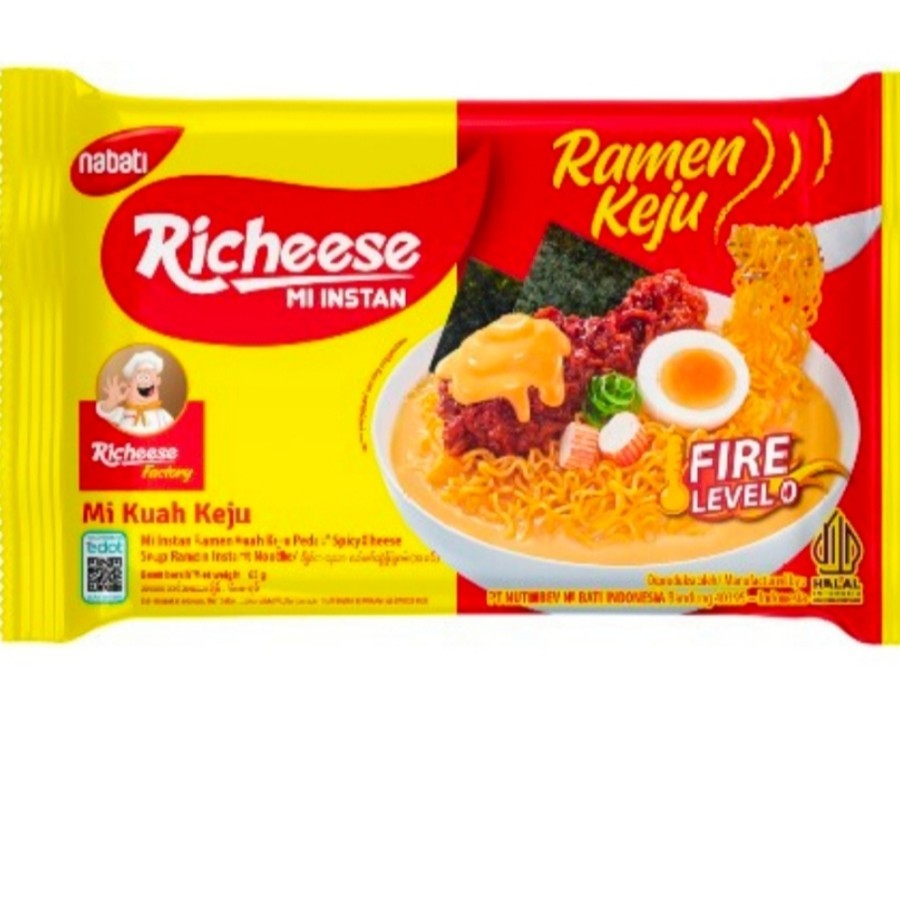 

NABATI MI RAMEN KEJU FIRE LV 0 65 GR - 110044