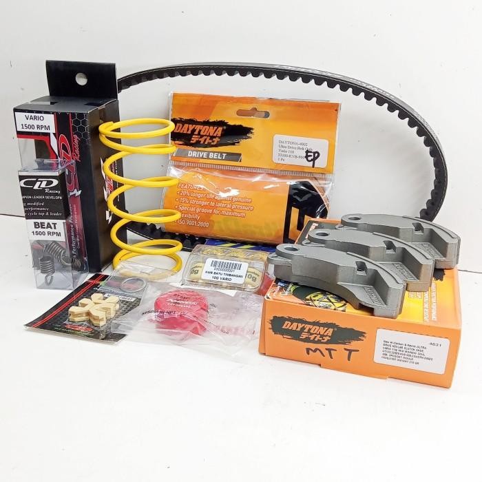 PAKET CVT UPGRADE KIRIAN DAYTONA VARIO KARBU, VARIO TECHNO, VARIO 110. Import Premium