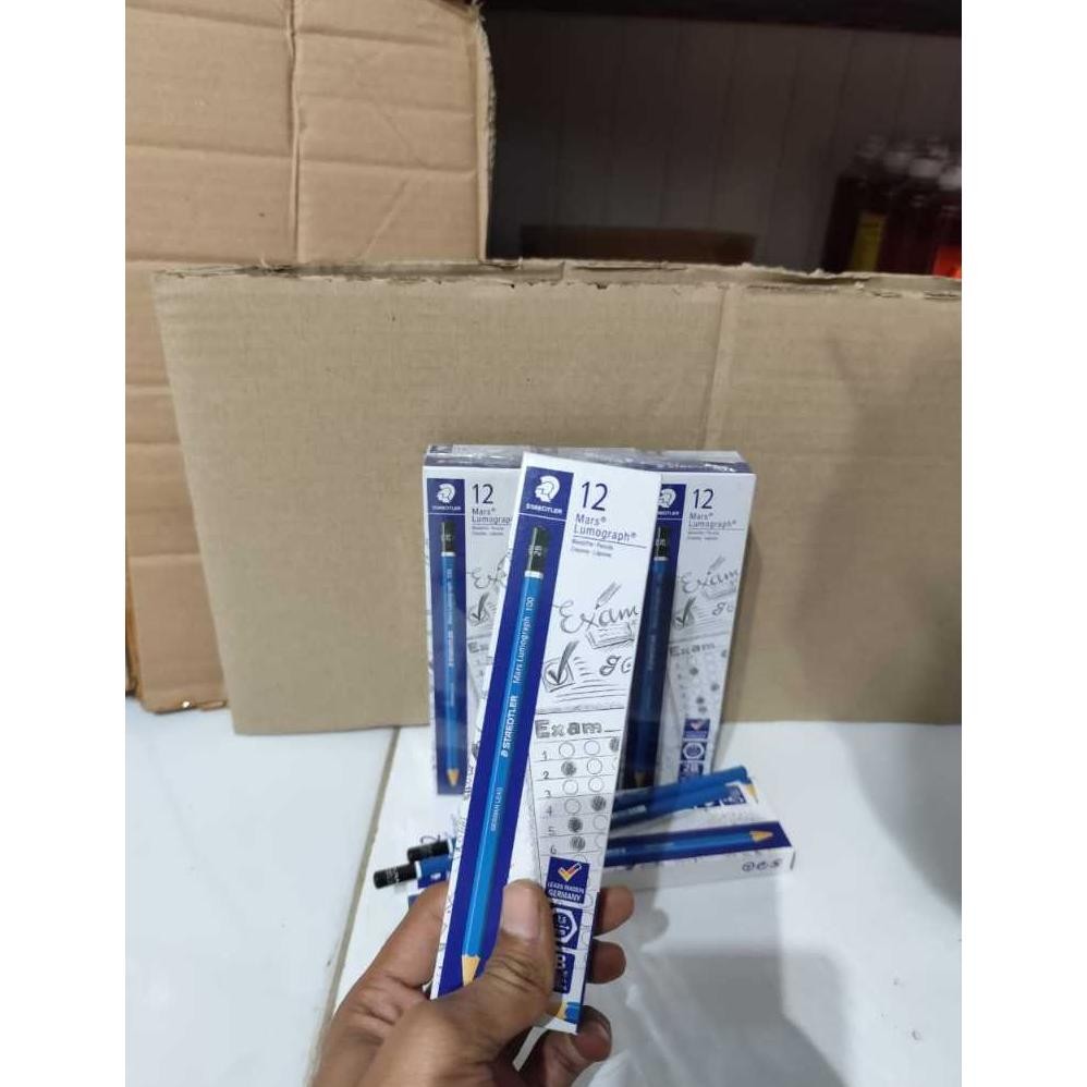 

Paket Hemat Pensil 2B Staedtler Mars Lumograph 6 Pack (72 Pcs) - Kingslayerrsss