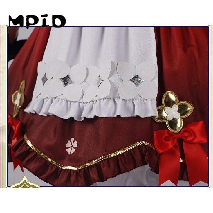 MURAH MPIDGenshin Impact Cosplay Klee Costume Witch New Skin Blossoming Starlight KleeWig Women Dres