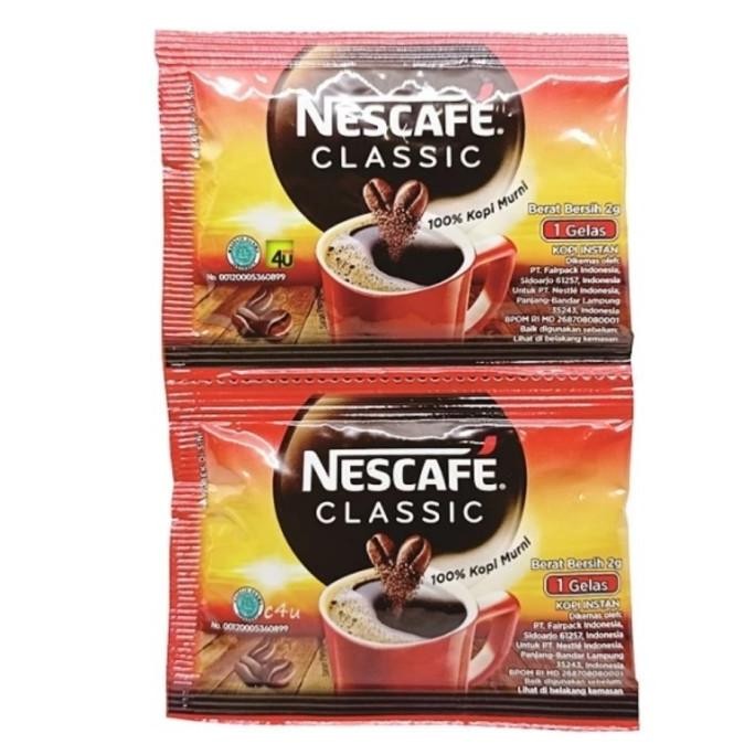 

Nescafe Classic Sachet 2Gr Renceng Isi 60 Nestle 2 Gr