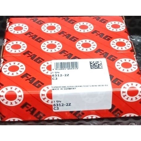 Bearing    6312 zz c3 fag