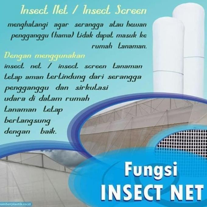 Super Murah Jaring Insect Screen Net 1 Roll 50 Meter Dg-78