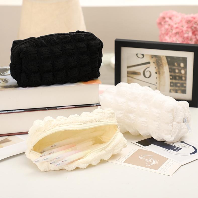 

er-23 Mismi Nora Pencil Case Kotak Pensil Sekolah Stylish Tas Pouch Makeup Perempuan Trendy - PC2N Sale