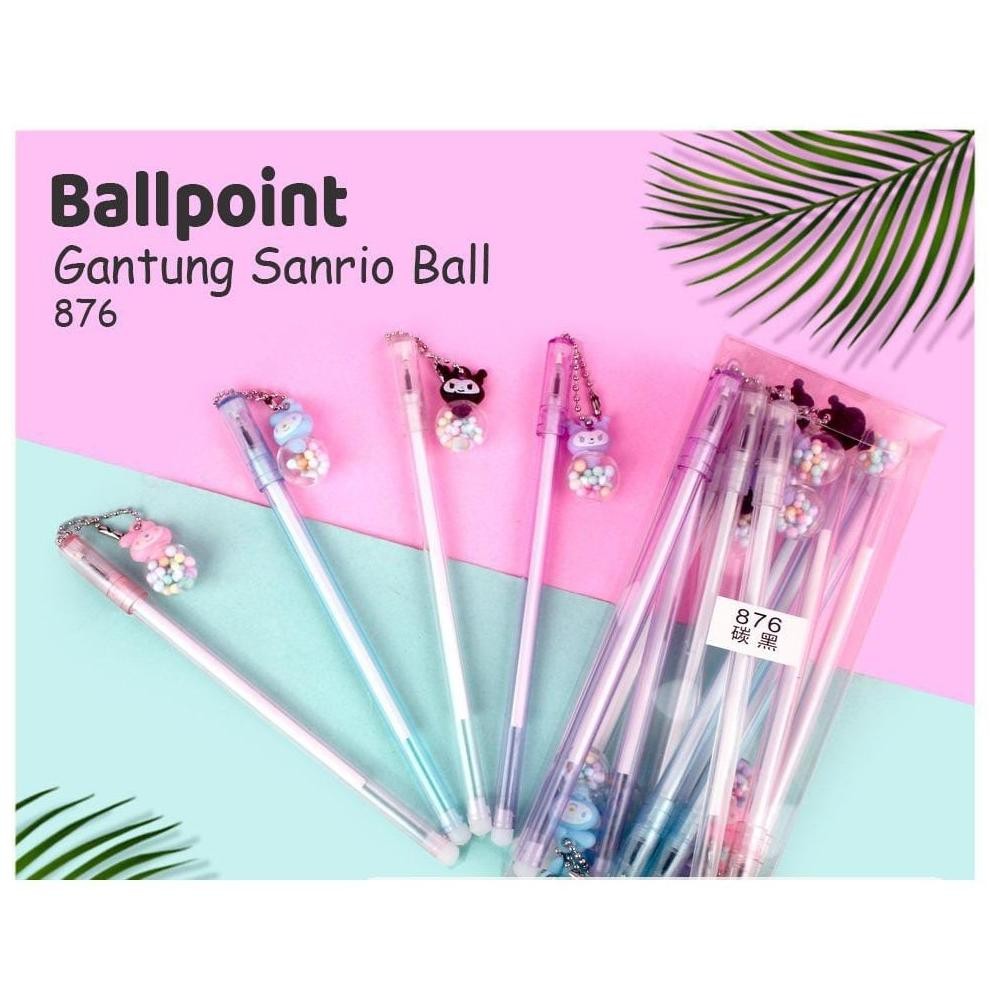 

WDM-2227 (1 PACK / 12 PCS) BOLPEN GANTUNG / PULPEN GANTUNGAN SANRIO / PEN GEL GANTUNG KUROMI LUCU Terlaris