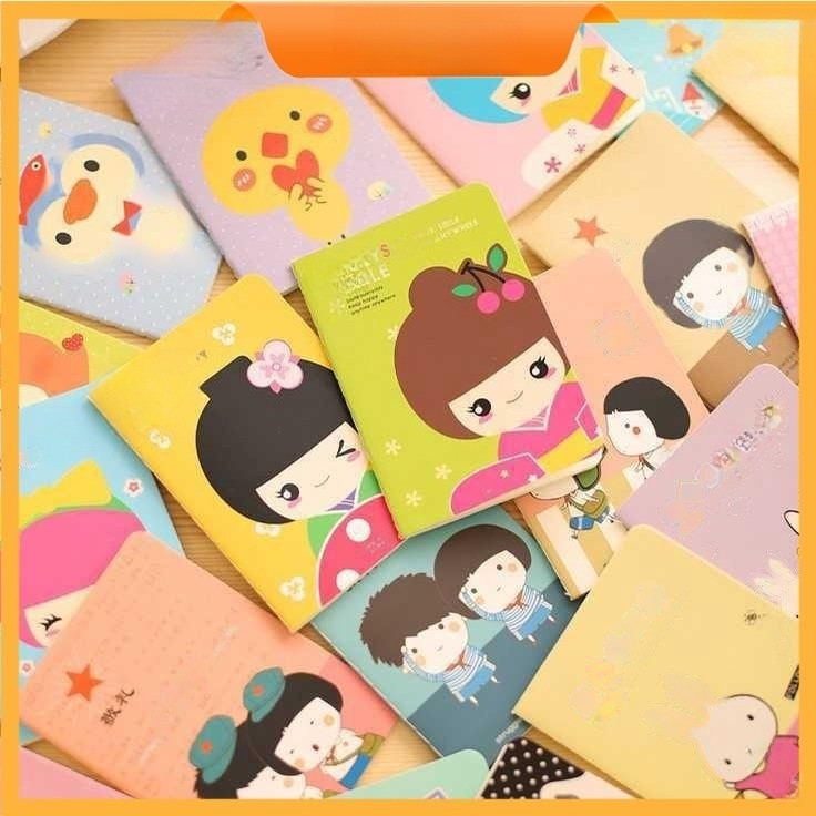 

Buku Tulis Harian Kecil Mini Motif Kartun Note Book Diary Mini Notepad