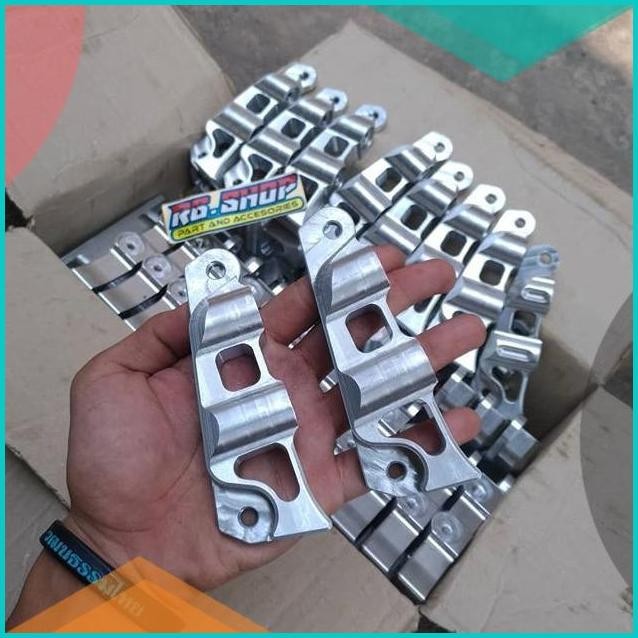 Breket kaliper monoblok beat scoopy vario shock standar disk 220mm 14