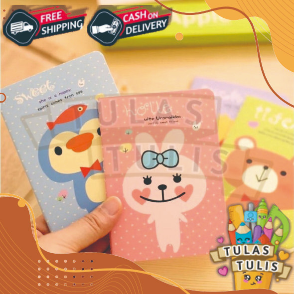 

TULAS_TULIS BUKU TULIS MINI MOTIF KARTUN - NOTE BOOK MINI