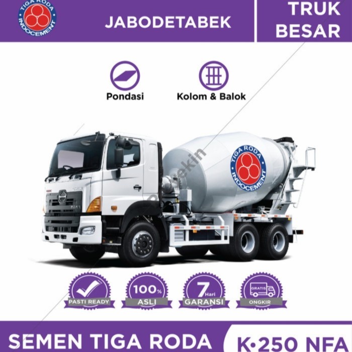 READY MIX BETON / COR K250 (7M3) JAKARTA