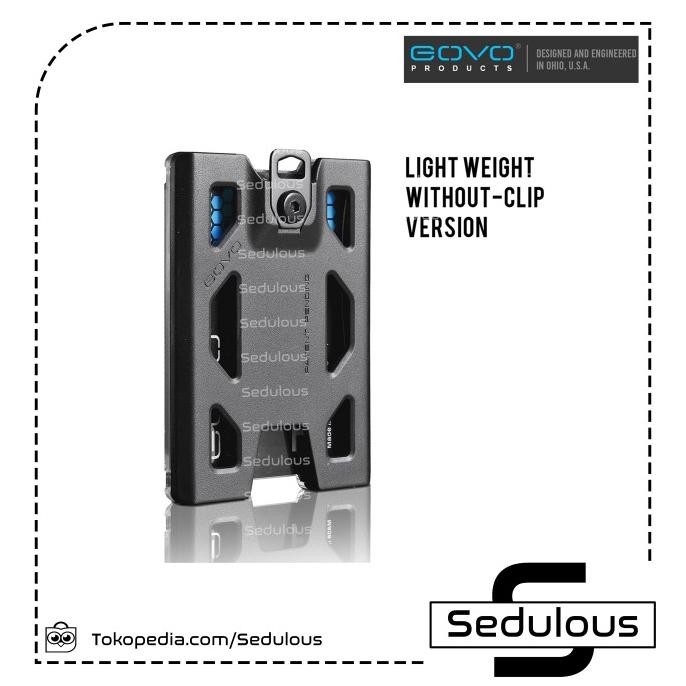 

GoVo Badge ID Card Holder/Wallet Tactical ID card Light Weight No Clip