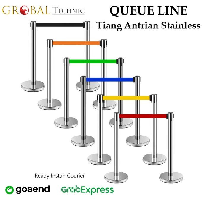 

BEBAS ONGKIR - TIANG PEMBATAS ANTRIAN STAINLESS