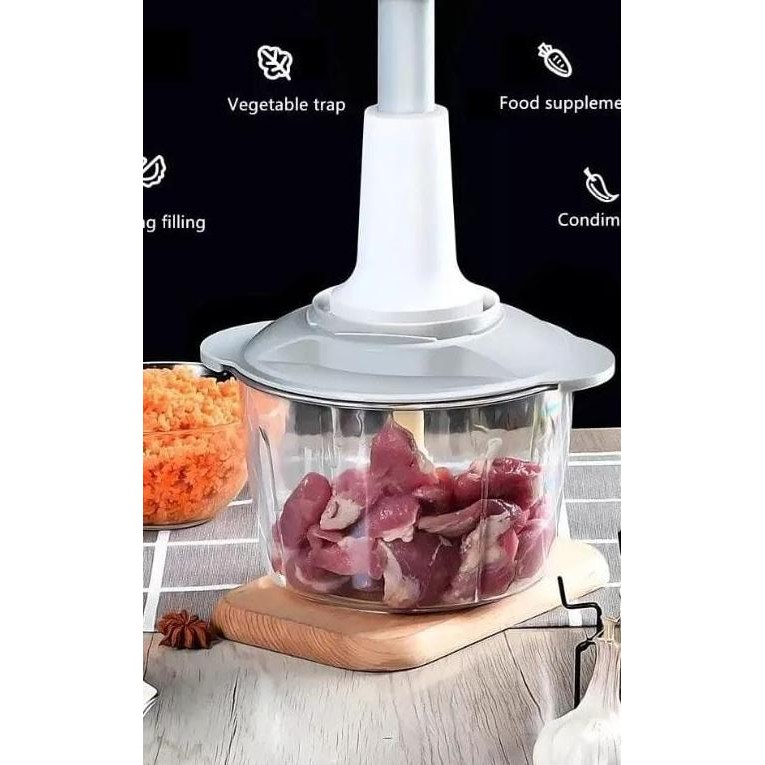 Chopper Blender Pemotong Daging Manual Alat Ggiling Daging Manual