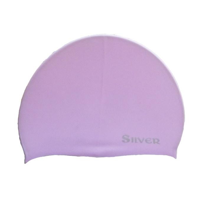 Topi Renang Dewasa Silver Silicone Swim Cap 17005.1088