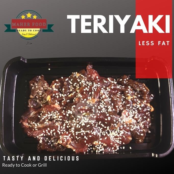 BEBAS ONGKIR - Beef Slice Marinated 1kg + Thinwall Kosong / Daging Slice Marinasi 1kg