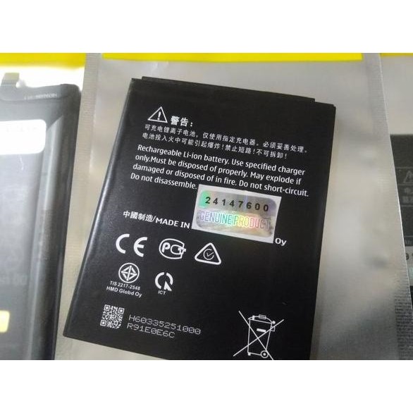 Eh Ada Lagi Genuine Batu Batre Battery Baterai Nokia 2.2 Hq510 Hq-510 Original 100 Nokia