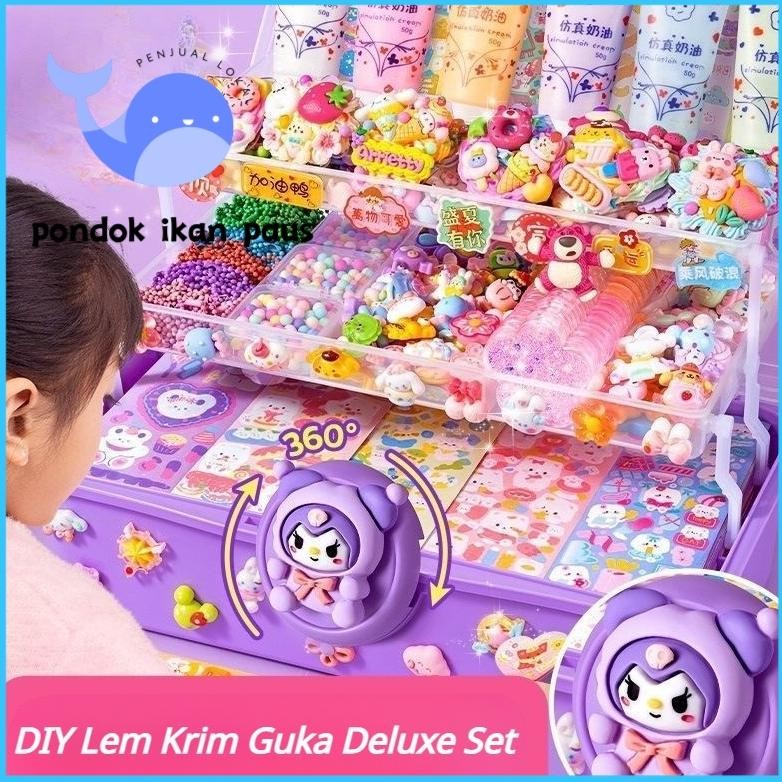 

Buruan Pengiriman Jakarta825 Pcs Set Kartu Diy Kotak Penyimpanan Tiga Lapis Stiker Kartu Set Alat Akun Tangan Stiker Lucu Kartu Chuck Diy Deco Lem Krim Stiker Guka Deluxe Set Premium