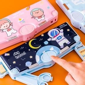 

10.10 Matougui Kids - Kotak Pensil/Tempat Pensil Bahan Plastik Multifungsi Untuk/Multifungsi Kotak Penyimpanan Alat Tulis Grosir