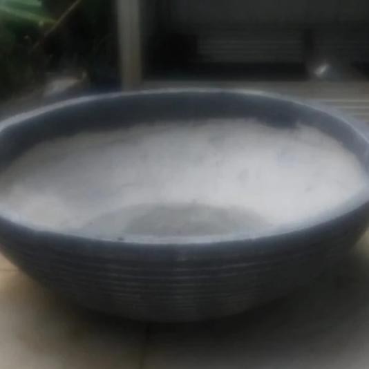 Pot Batu Bulat Taman Teratai Atau Air Mancur Khusus Grab Atau Gojek In