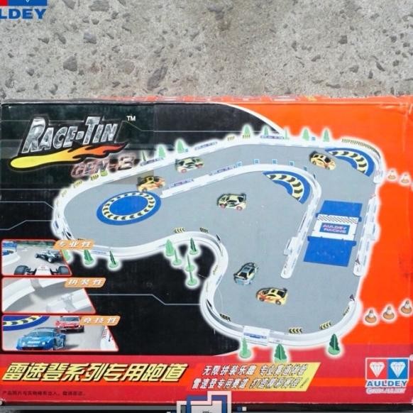 Auldey Race Tin Gen 3 Racetra Playset Tra Set Arena Mobil Balap Rc