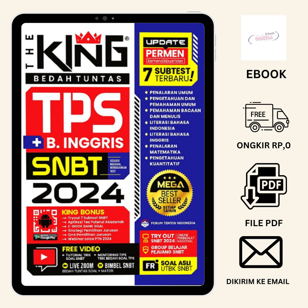 

1413. The King SNBT 2024 + TPS Bhs Inggris