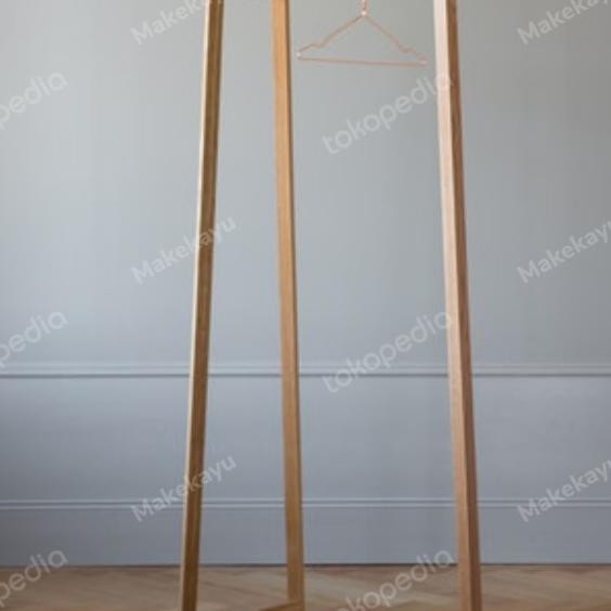 Stand Hanger Baju Stand Hanger Kayu