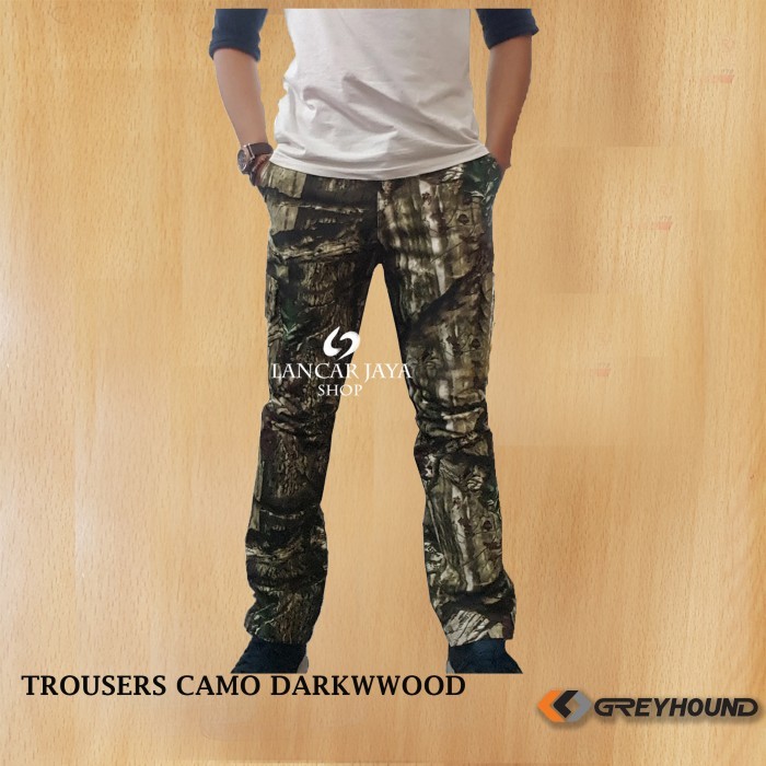 celana kamuflase darkwood / celana berburu