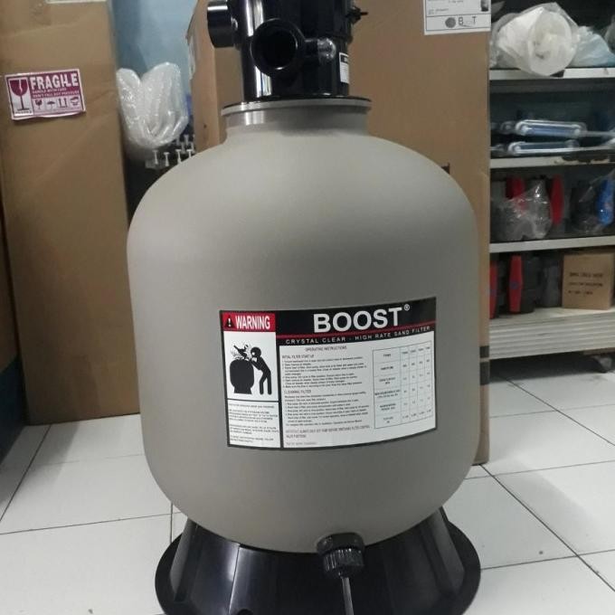 Sand Filter 16" Boost Kolam Renang Kapasitas Pompa 1/2 Hp