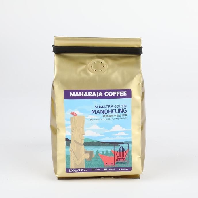 

Fresh Roast Kopi Sumatra Golden Mandheling Coffee 200G Arabika Sangrai