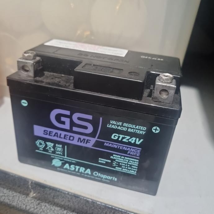 Layak Pakai Aki Gs Astra Gtz4V Sealed Mf Bekas