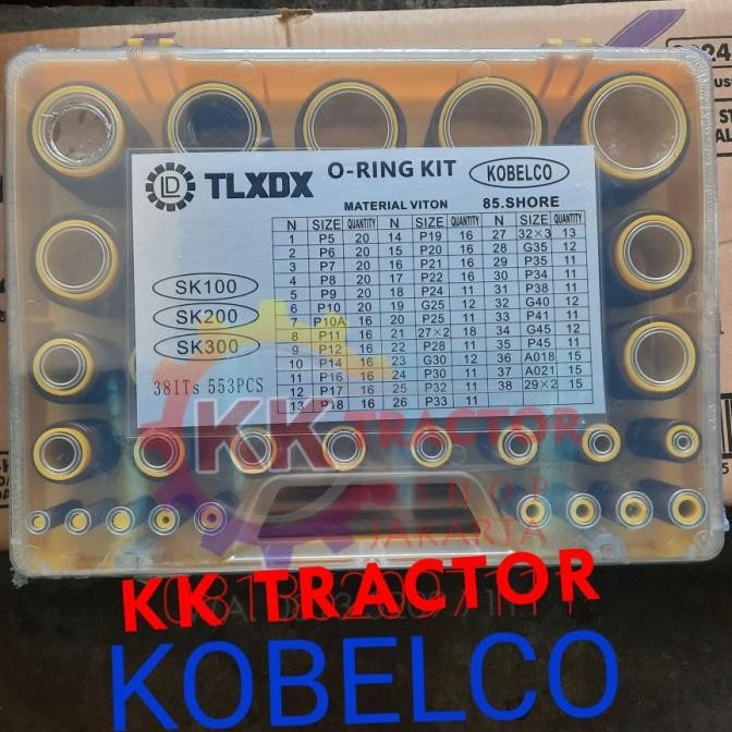 Kk Tractor Oring Box Kobelco O-Ring Kobelco Oring Kobelco Sk200 Viton