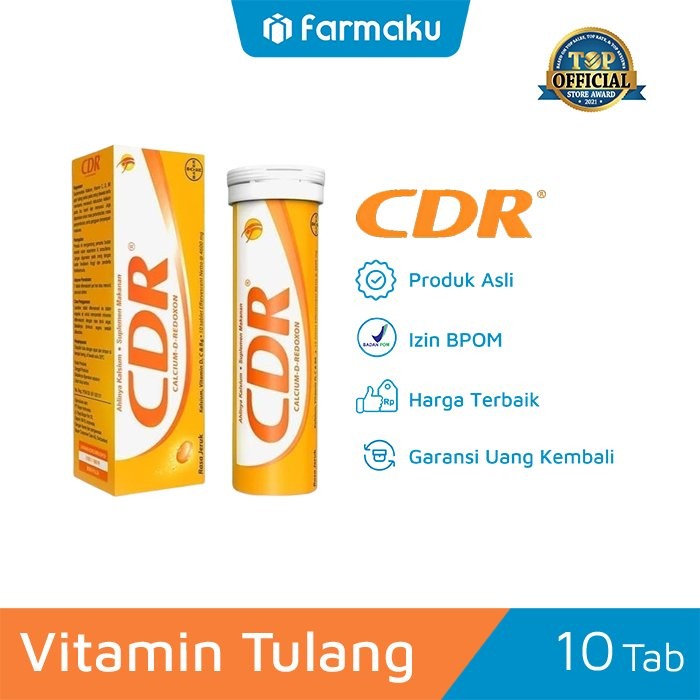 CDR Sweet Orange Tab Effervescent 10S