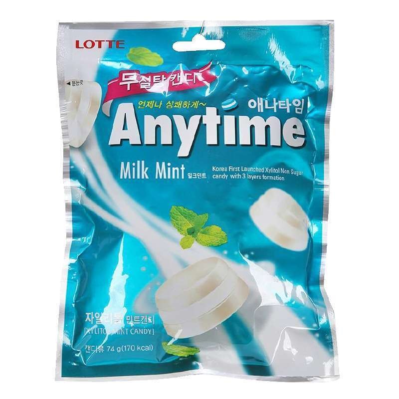 

Lotte Anytime Milk Mint 74Gr