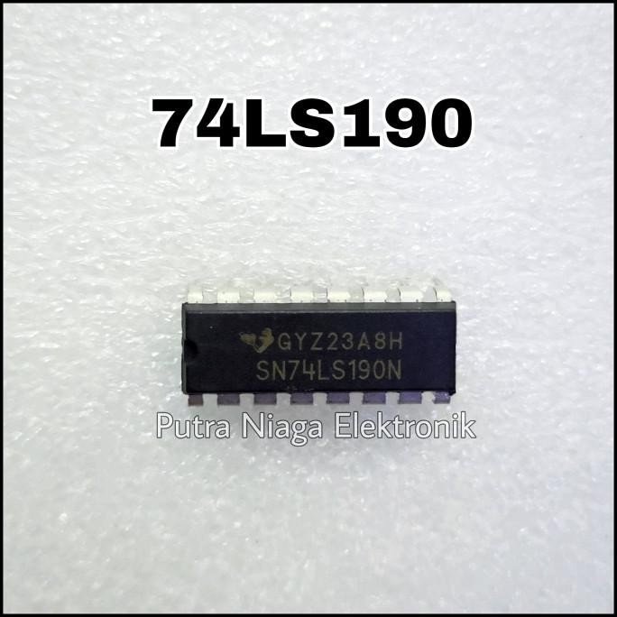 Diskon ic TTL 74190 74LS190 HD74LS190P SN74LS190N Dip 16p putr4n Ayo Beli