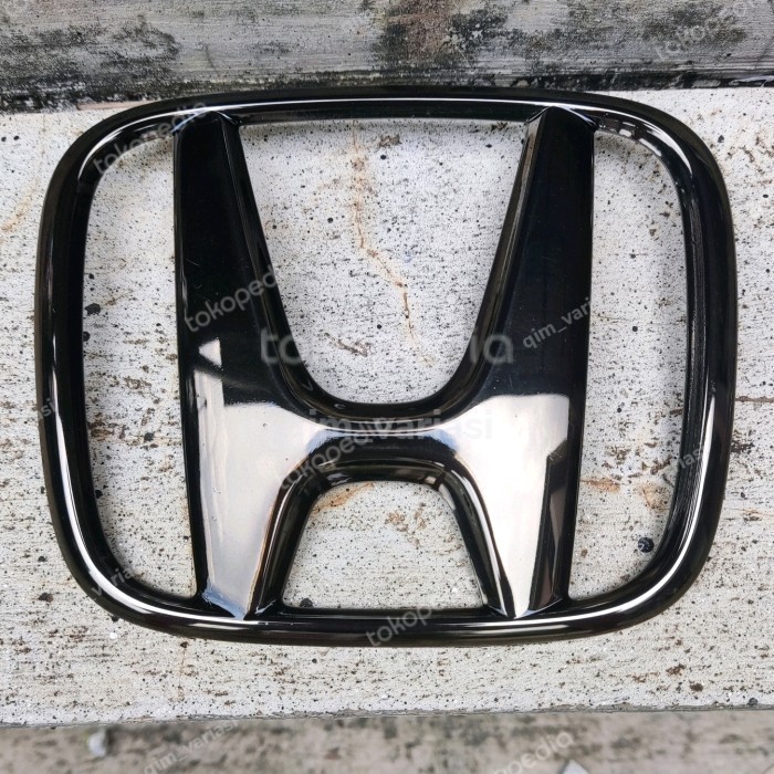 Emblem Logo Honda Black Chrome City