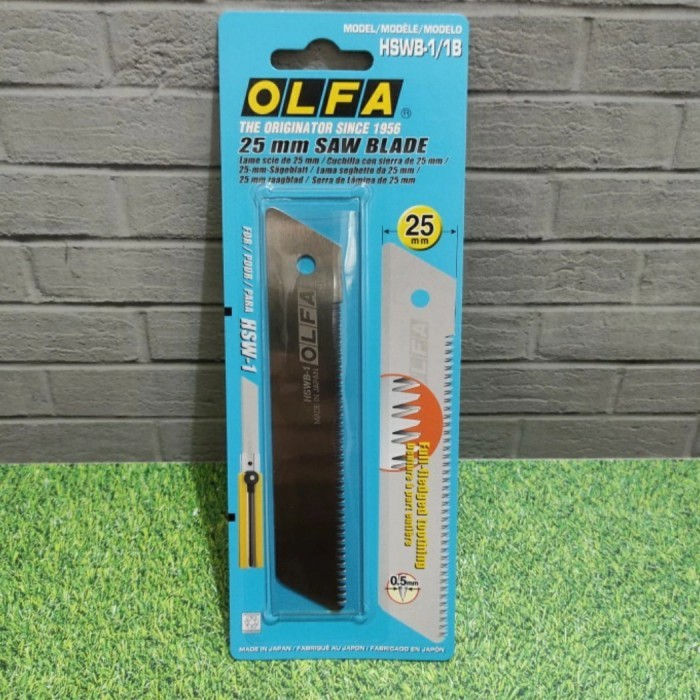 

Terlaris Refill Cutter 25mm HSWB-1 Saw Blade Olfa SALE