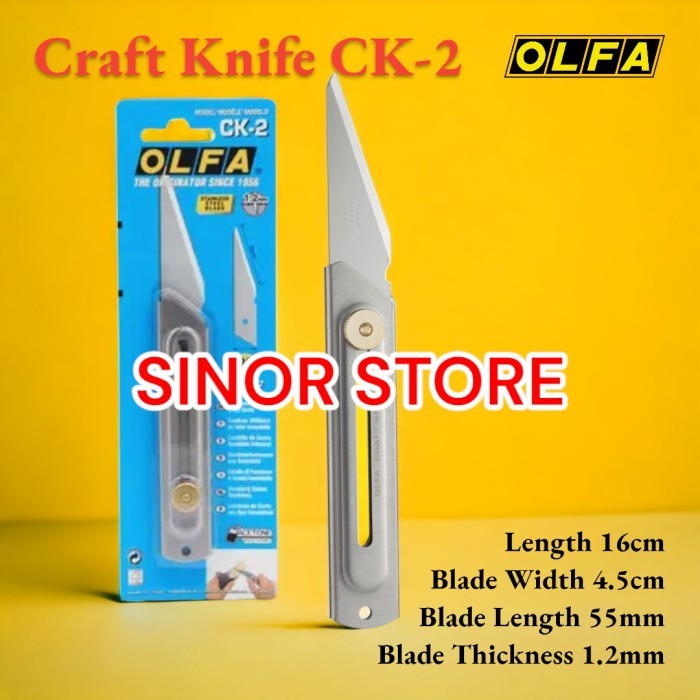 

Terlaris OLFA Safety Cutter CK-2 Olfa Craft Knife SALE