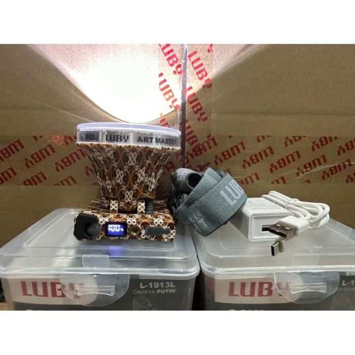Senter Kepala Luby L-1912L Headlamp 50 Watt L1912L Art Master Pattern