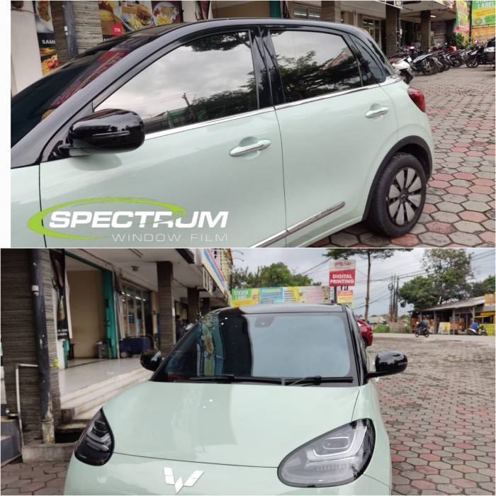 kaca film Spectrum steel reflektive Garansi 5 thn