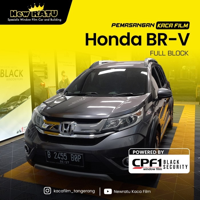 kaca film cpf1 black security dual protection