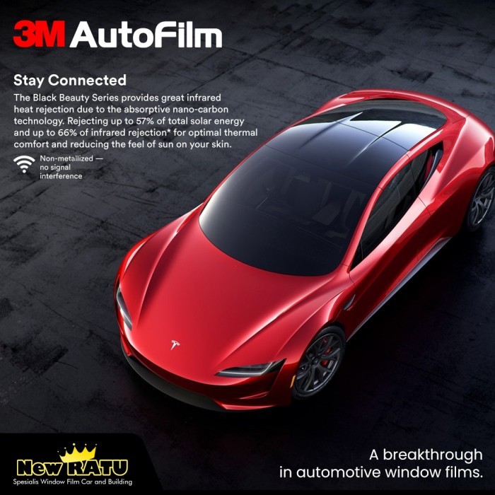 Kaca Film 3M Black Beauty