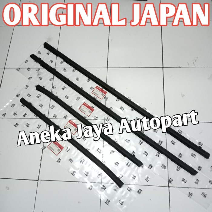pelipit karet kaca luar Honda Jazz GD3 2004-2007 original 1set 4pcs