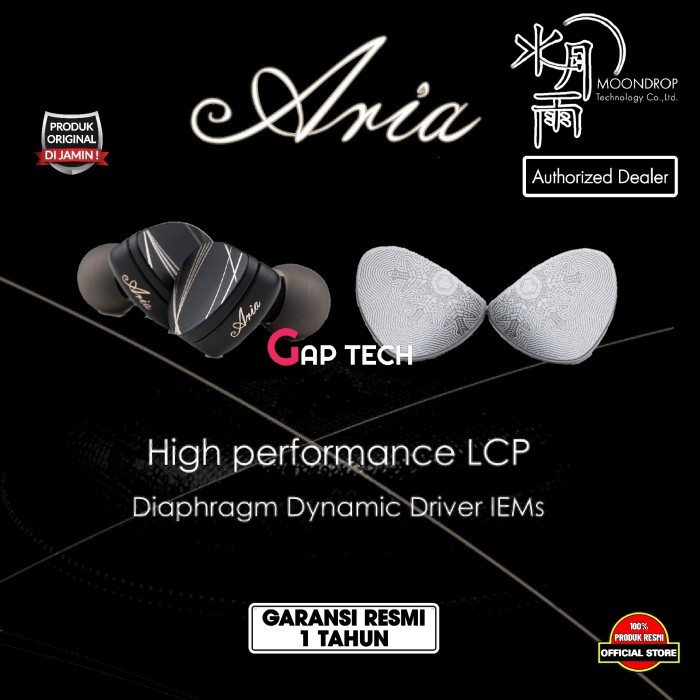 Moondrop Aria / Aria Se Snow Edition In-Ear Monitor Earphones Iem