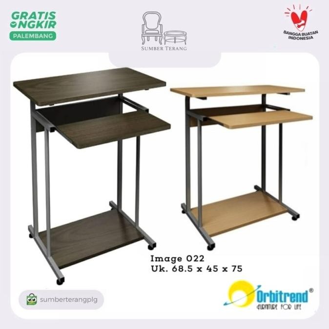 ORBITREND Meja Komputer Computer Desk Meja Printer Minimalis IMAGE 022 Meja Komputer Roda Meja Lapto