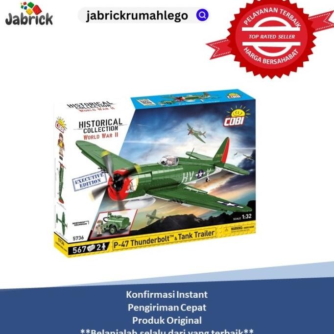 COBI 5736 (P - 47 Thunderbolt & Tank Trailer)