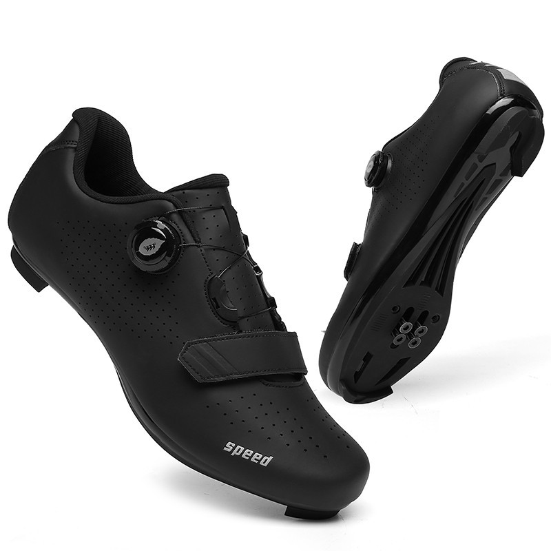 【COD】 Sepatu Bersepeda Baru 2021 Sepatu Cleat Pria Sepatu Sepeda Jalanan untuk Mtb dan Set Pedal Pen
