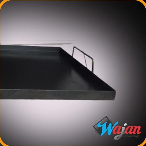 Wajan Datar Roti Bakar John Tepanyaki Cumi Bakar Persegi Panjang 40X60